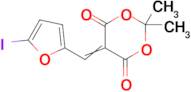 5-[(5-iodofuran-2-yl)methylidene]-2,2-dimethyl-1,3-dioxane-4,6-dione