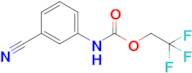 2,2,2-Trifluoroethyl n-(3-cyanophenyl)carbamate