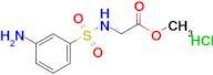 Methyl 2-(3-aminobenzenesulfonamido)acetate hydrochloride