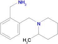 {2-[(2-methylpiperidin-1-yl)methyl]phenyl}methanamine