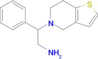 2-Phenyl-2-{4h,5h,6h,7h-thieno[3,2-c]pyridin-5-yl}ethan-1-amine