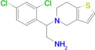 2-(2,4-Dichlorophenyl)-2-{4h,5h,6h,7h-thieno[3,2-c]pyridin-5-yl}ethan-1-amine