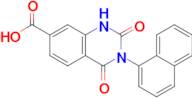 3-(Naphthalen-1-yl)-2,4-dioxo-1,2,3,4-tetrahydroquinazoline-7-carboxylic acid