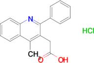 2-(4-Methyl-2-phenylquinolin-3-yl)acetic acid hydrochloride