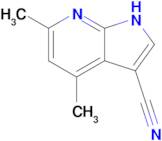 4,6-Dimethyl-1h-pyrrolo[2,3-b]pyridine-3-carbonitrile