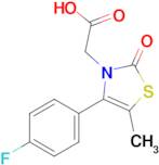 2-[4-(4-fluorophenyl)-5-methyl-2-oxo-2,3-dihydro-1,3-thiazol-3-yl]acetic acid