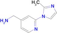 [2-(2-methyl-1h-imidazol-1-yl)pyridin-4-yl]methanamine