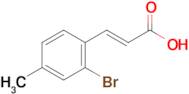 (2e)-3-(2-Bromo-4-methylphenyl)prop-2-enoic acid