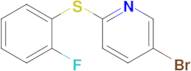 5-Bromo-2-[(2-fluorophenyl)sulfanyl]pyridine