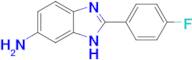 2-(4-fluorophenyl)-1H-1,3-benzodiazol-6-amine