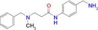 n-[4-(aminomethyl)phenyl]-3-[benzyl(methyl)amino]propanamide