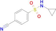 4-Cyano-n-cyclopropylbenzene-1-sulfonamide