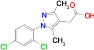 2-[1-(2,4-dichlorophenyl)-3,5-dimethyl-1h-pyrazol-4-yl]acetic acid