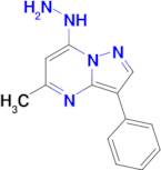 7-Hydrazinyl-5-methyl-3-phenylpyrazolo[1,5-a]pyrimidine