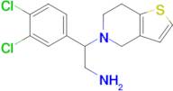 2-(3,4-Dichlorophenyl)-2-{4h,5h,6h,7h-thieno[3,2-c]pyridin-5-yl}ethan-1-amine