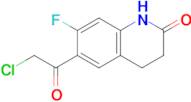 6-(2-Chloroacetyl)-7-fluoro-1,2,3,4-tetrahydroquinolin-2-one