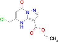 ethyl 5-(chloromethyl)-7-oxo-4H,7H-pyrazolo[1,5-a]pyrimidine-3-carboxylate