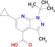 1-Tert-butyl-6-cyclopropyl-3-methyl-1h-pyrazolo[3,4-b]pyridine-4-carboxylic acid