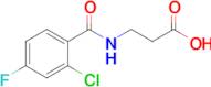 3-[(2-chloro-4-fluorophenyl)formamido]propanoic acid