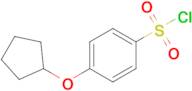 4-(Cyclopentyloxy)benzene-1-sulfonyl chloride