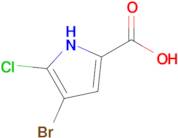 4-Bromo-5-chloro-1h-pyrrole-2-carboxylic acid