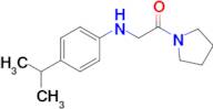 2-{[4-(propan-2-yl)phenyl]amino}-1-(pyrrolidin-1-yl)ethan-1-one