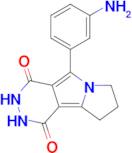 5-(3-Aminophenyl)-1h,2h,3h,4h,7h,8h,9h-pyridazino[4,5-a]pyrrolizine-1,4-dione