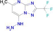 7-Hydrazinyl-5-methyl-2-(trifluoromethyl)-[1,2,4]triazolo[1,5-a]pyrimidine