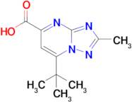 7-Tert-butyl-2-methyl-[1,2,4]triazolo[1,5-a]pyrimidine-5-carboxylic acid