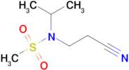 n-(2-Cyanoethyl)-n-(propan-2-yl)methanesulfonamide