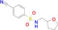 4-Cyano-n-(oxolan-2-ylmethyl)benzene-1-sulfonamide