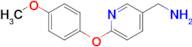 [6-(4-methoxyphenoxy)pyridin-3-yl]methanamine