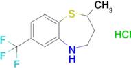 2-Methyl-7-(trifluoromethyl)-2,3,4,5-tetrahydro-1,5-benzothiazepine hydrochloride