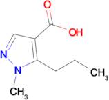 1-Methyl-5-propyl-1h-pyrazole-4-carboxylic acid