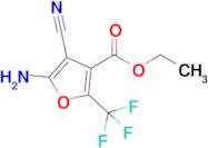 Ethyl 5-amino-4-cyano-2-(trifluoromethyl)furan-3-carboxylate