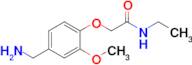 2-[4-(aminomethyl)-2-methoxyphenoxy]-n-ethylacetamide