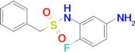 n-(5-Amino-2-fluorophenyl)-1-phenylmethanesulfonamide