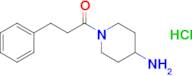 1-(4-Aminopiperidin-1-yl)-3-phenylpropan-1-one hydrochloride