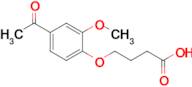 4-(4-Acetyl-2-methoxyphenoxy)butanoic acid
