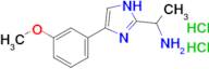 1-[4-(3-methoxyphenyl)-1h-imidazol-2-yl]ethan-1-amine dihydrochloride