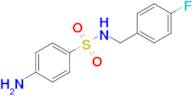 4-Amino-n-[(4-fluorophenyl)methyl]benzene-1-sulfonamide