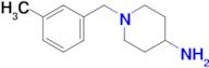 1-[(3-methylphenyl)methyl]piperidin-4-amine