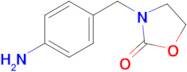 3-[(4-aminophenyl)methyl]-1,3-oxazolidin-2-one