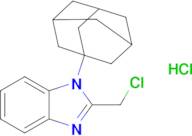 1-(Adamantan-1-yl)-2-(chloromethyl)-1h-1,3-benzodiazole hydrochloride