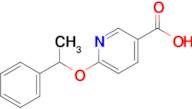 6-(1-Phenylethoxy)pyridine-3-carboxylic acid