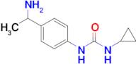 1-[4-(1-aminoethyl)phenyl]-3-cyclopropylurea