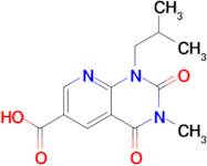3-Methyl-1-(2-methylpropyl)-2,4-dioxo-1h,2h,3h,4h-pyrido[2,3-d]pyrimidine-6-carboxylic acid