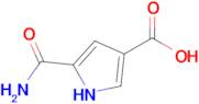 5-Carbamoyl-1h-pyrrole-3-carboxylic acid