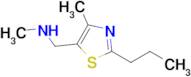 Methyl[(4-methyl-2-propyl-1,3-thiazol-5-yl)methyl]amine