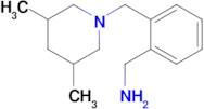 {2-[(3,5-dimethylpiperidin-1-yl)methyl]phenyl}methanamine